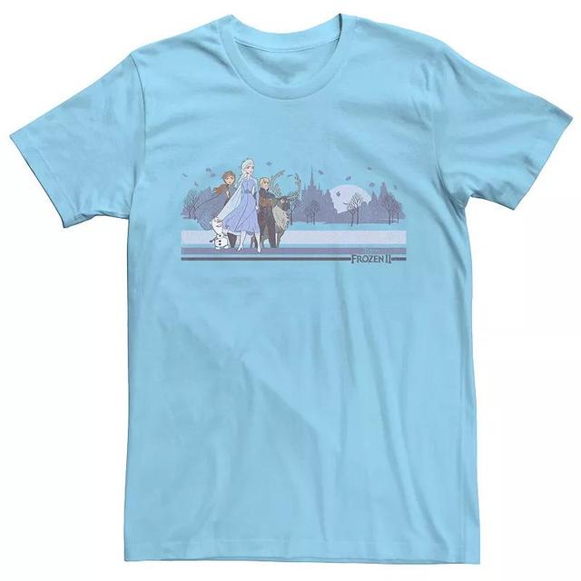 Disneys Frozen Mens Group Blue Tee Product Image