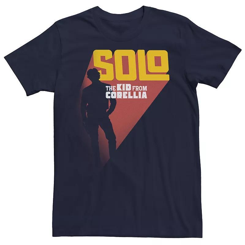 Mens Star Wars Han Solo Kid from Corellia Tee Blue Product Image