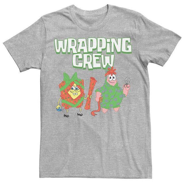 Mens Spongebob Squarepants Patrick Wrapping Crew Tee Red Product Image