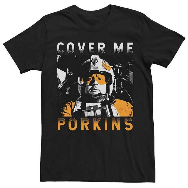 Mens Star Wars Cover Me Porkins Poster Tee Product Image