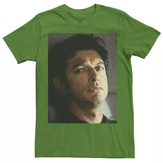 Mens Jurassic Park Jeff Goldblum Stare Graphic Tee Royal Grey Product Image