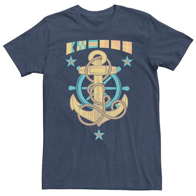 Mens Anchor Nautical Style Collage Tee Product Image