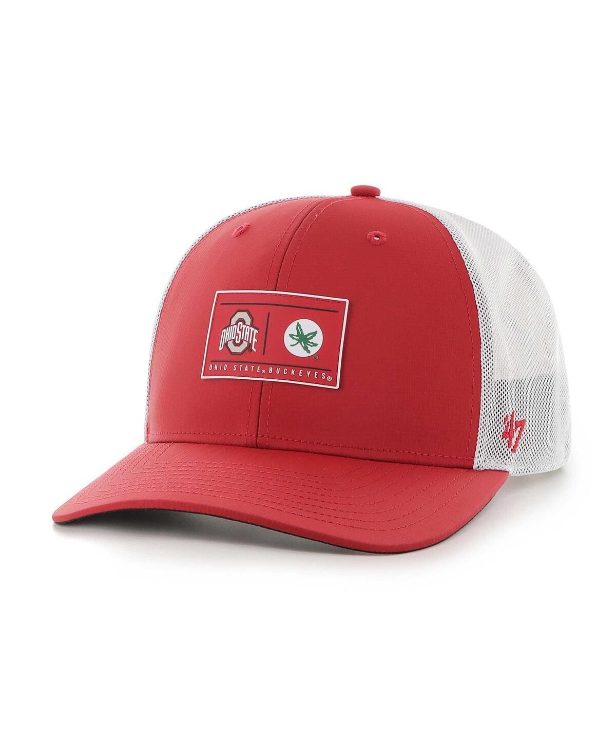 Mens 47 Brand Scarlet Ohio State Buckeyes Bonita Brrr Hitch Adjustable Hat Product Image