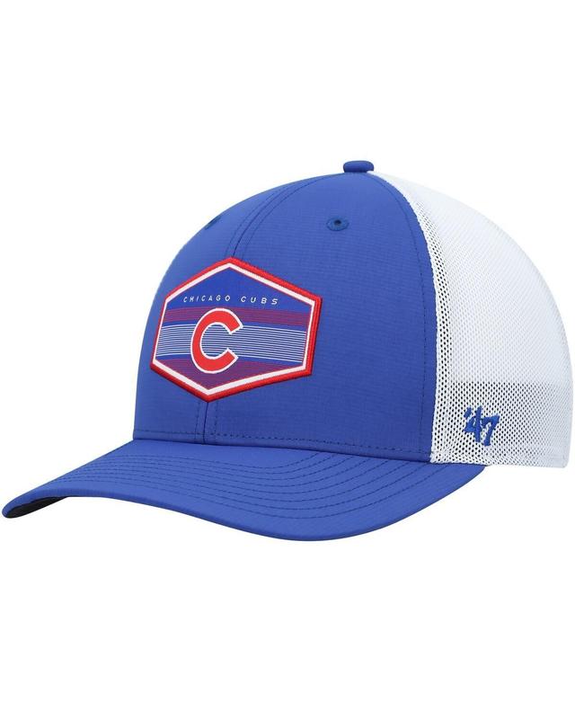 Mens 47 Brand Royal Chicago Cubs Burgess Trucker Snapback Hat - Royal Product Image