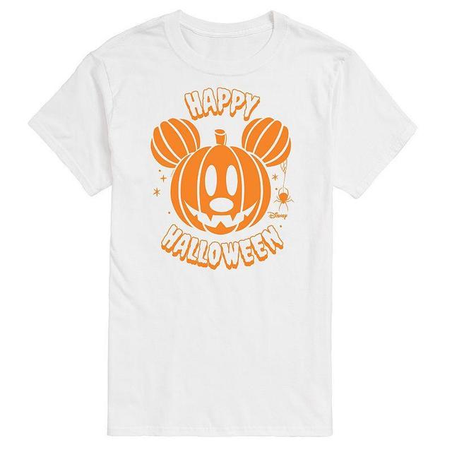 Disneys Mickey Mouse & Friends Big & Tall Mickey Pumpkin Graphic Tee, Mens Product Image