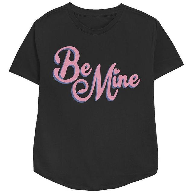 Womens Be Mine Relaxed Fit Graphic Tee, Girls Product Image