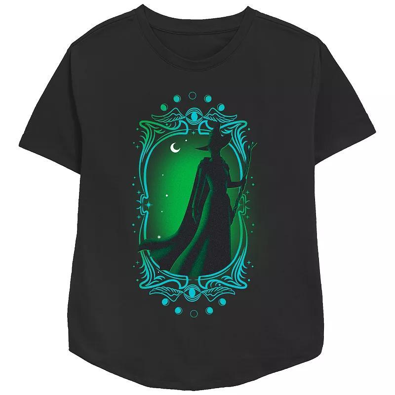 Womens Wicked Elphaba Framed Poster Relaxed Fit Graphic Tee Product Image