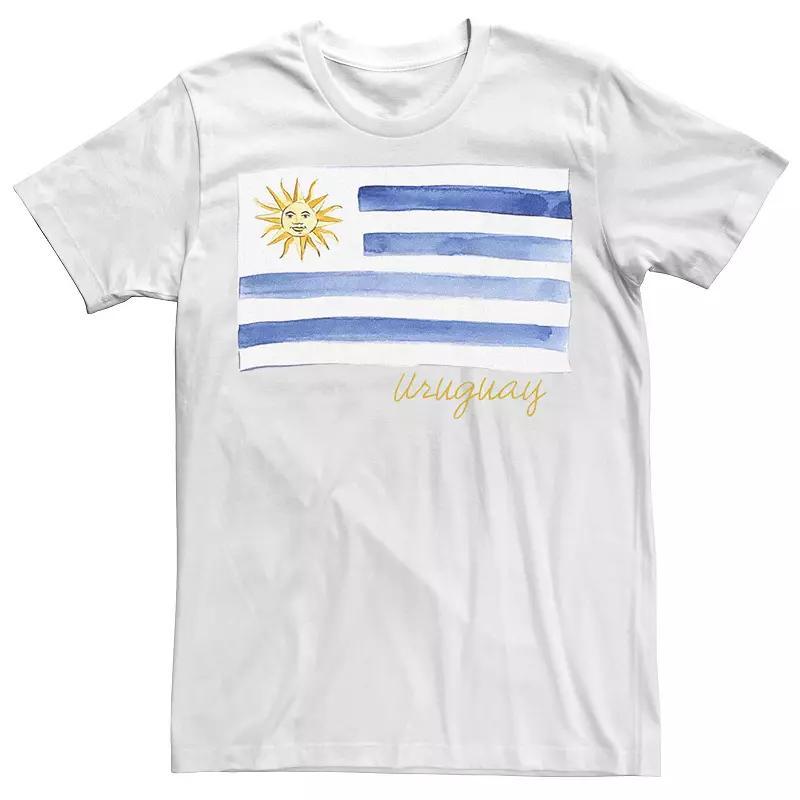 Mens HHM Uruguay Flag Watercolor Tee Product Image