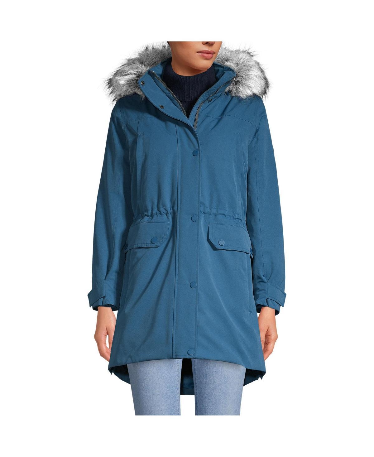 Womens Lands End Expedition Down Waterproof Winter Parka Product Image