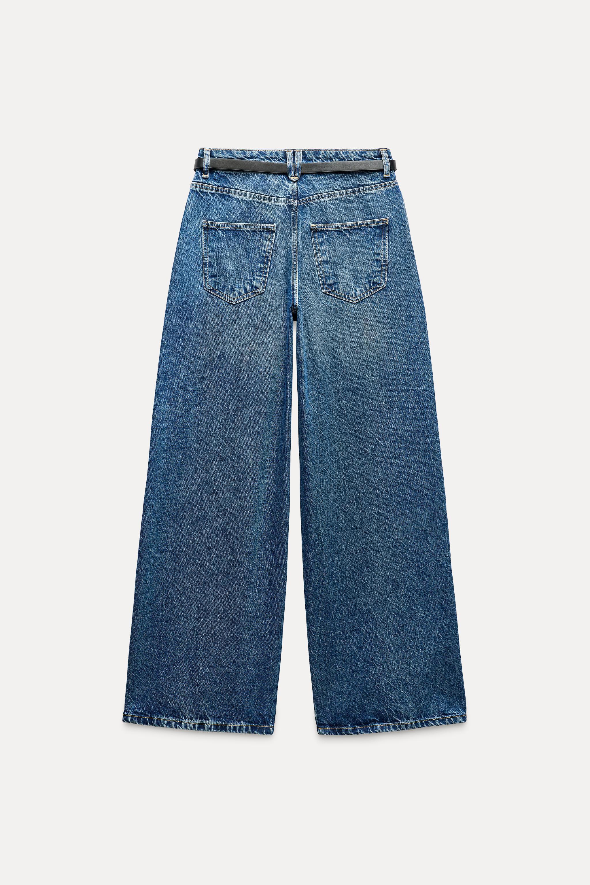 MID-RISE Z1975 WIDE LEG BELTED JEANS Product Image