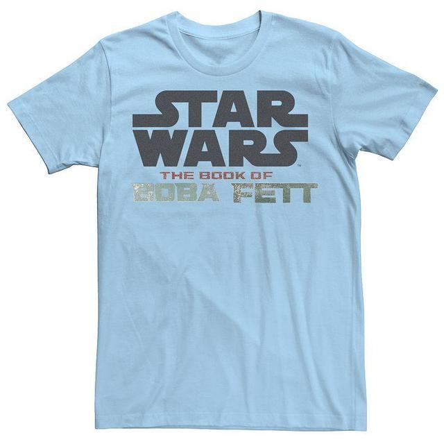 Mens Star Wars The Book Of Boba Fett Gradient Logo Tee White Product Image