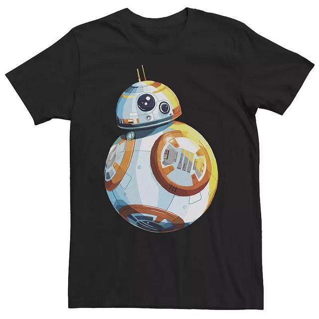 Big & Tall Star Wars BB-8 Vibrant Portrait Background Tee, Mens Product Image