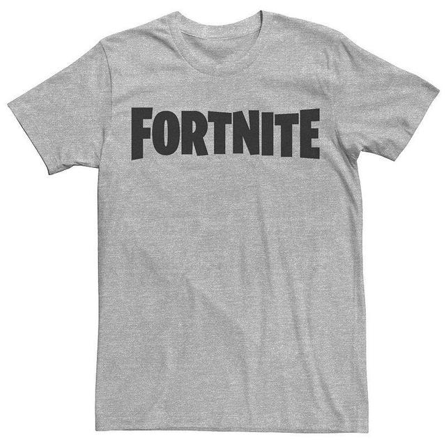 Mens Fortnite Greyscale Classic Logo Tee, Boys Athletic Grey Product Image