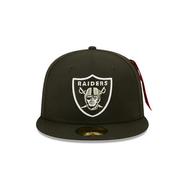 Alpha Industries X Las Vegas Raiders 59FIFTY Fitted Hat Male Product Image