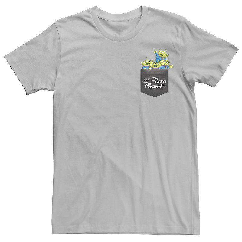 Mens Disney / Pixar Toy Story Pizza Planet Aliens Pocket Graphic Tee Product Image