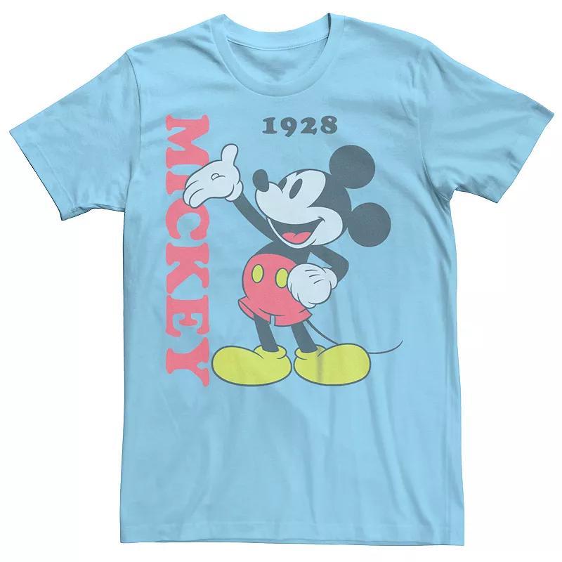 Mens Disneys Mickey Mouse Classic Happy Wave 1928 Tee Product Image