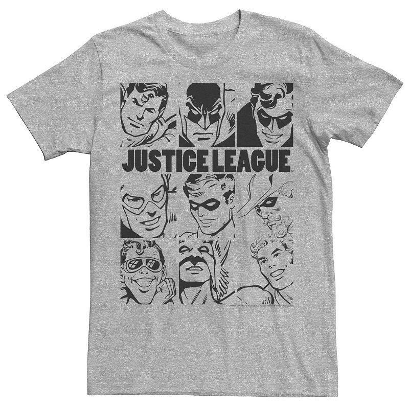 Mens DC Comics Justice League Group Shot Panel Poster Tee Product Image