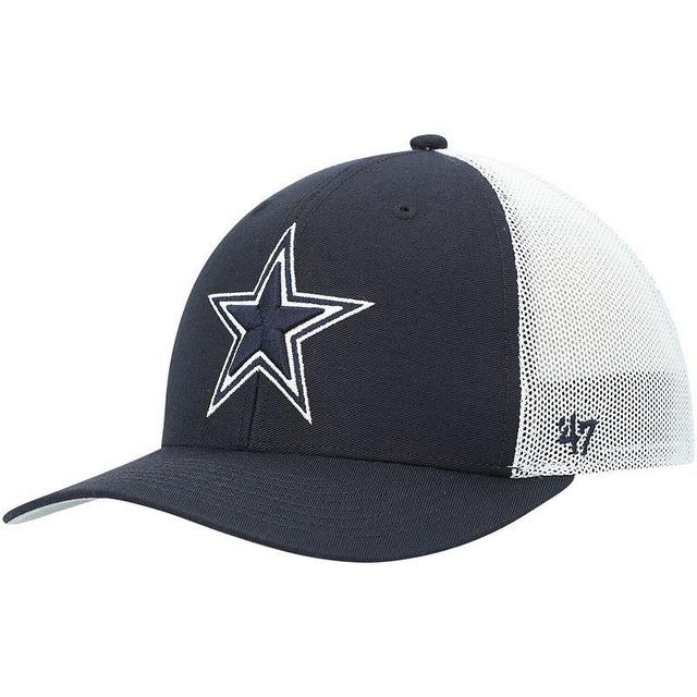 Mens 47 /White Dallas Cowboys Trophy Flex Hat, Blue Product Image