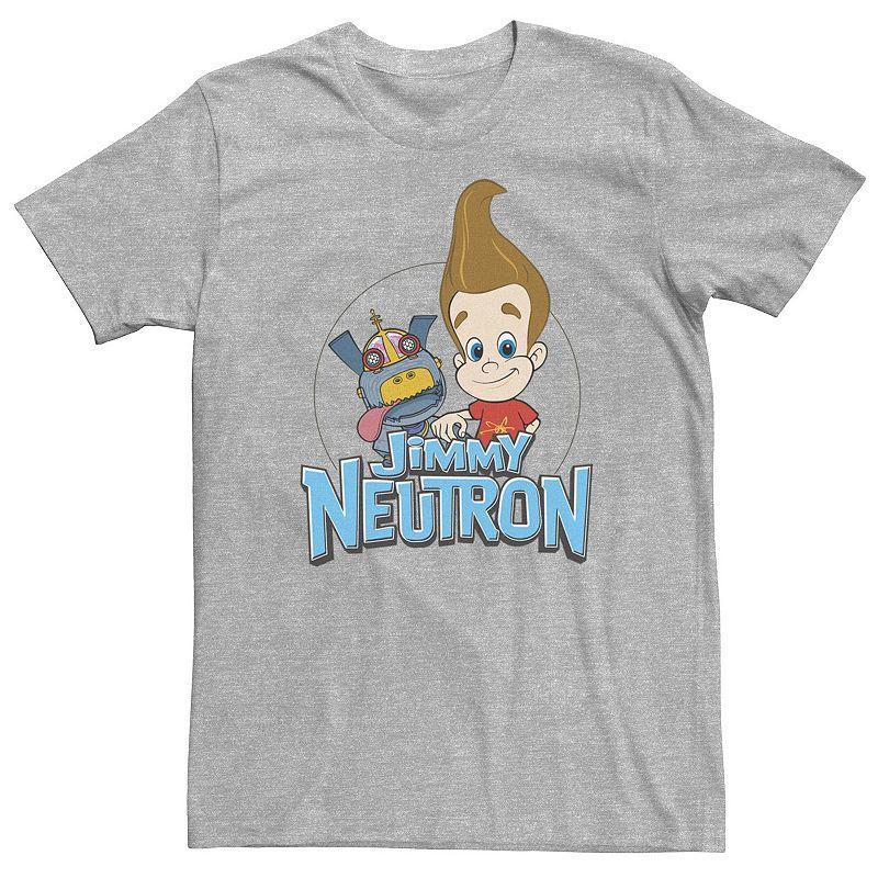 Mens Jimmy Neutron And Goddard Tee Athletic Grey Product Image