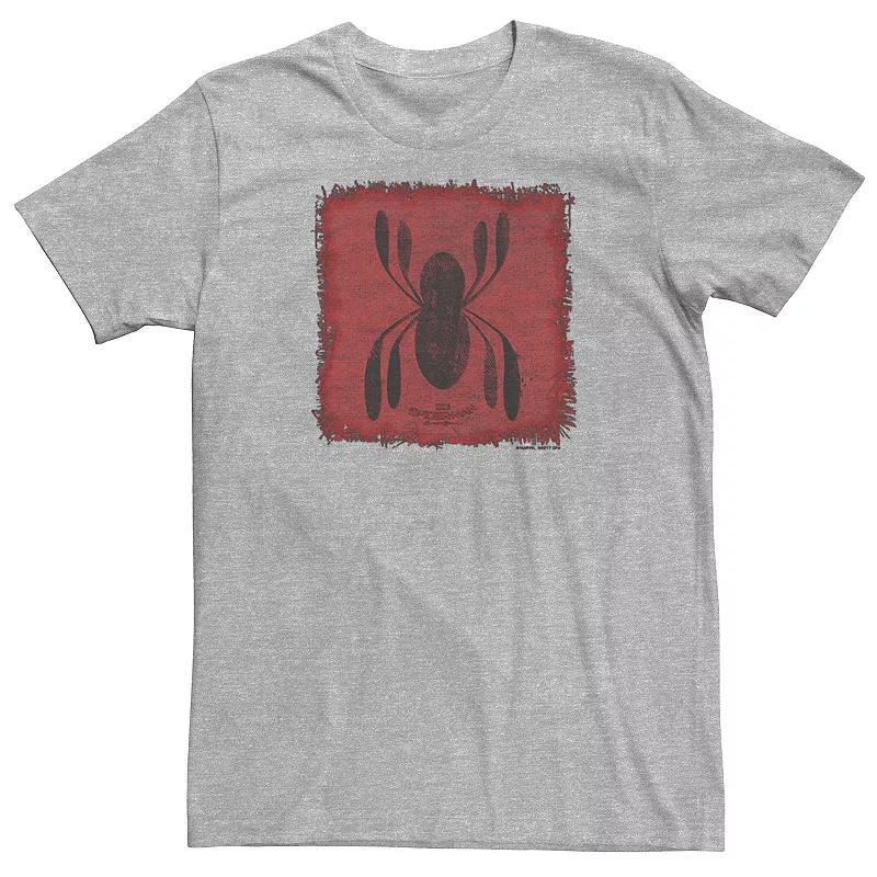 Big & Tall Marvel Spider-Man Homecoming Homemade Patch Tee, Mens Athletic Grey Product Image