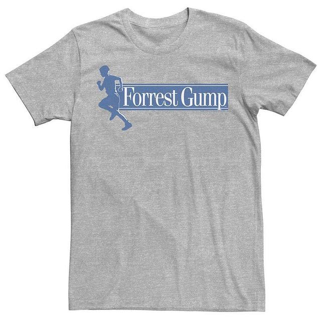 Mens Forrest Gump Running Silhouette Title Tee Med Grey Product Image