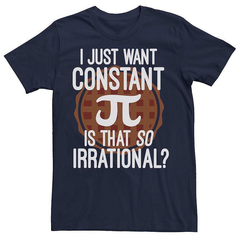 Mens Constant Pi Tee Blue Product Image