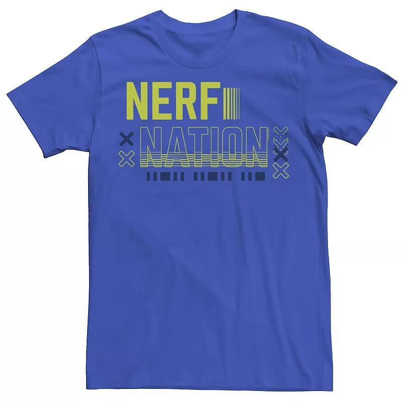 Mens Nerf Nation Green Glitch Logo Tee Product Image