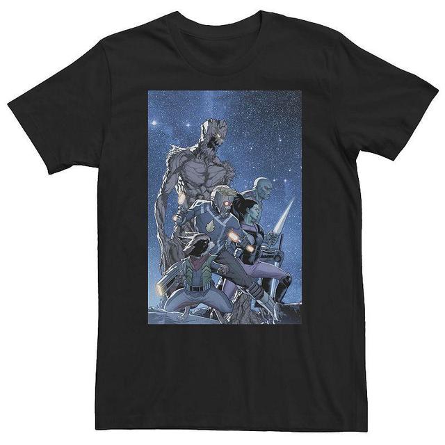 Big & Tall Marvel Guardians of The Galaxy Comic Cover Tee, Mens Product Image