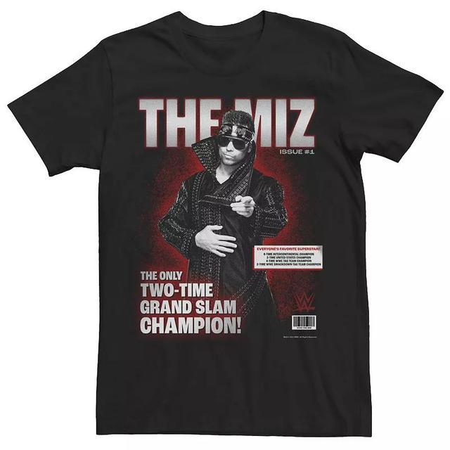 Mens WWE The Miz Magazine Cover Graphic Tee Product Image