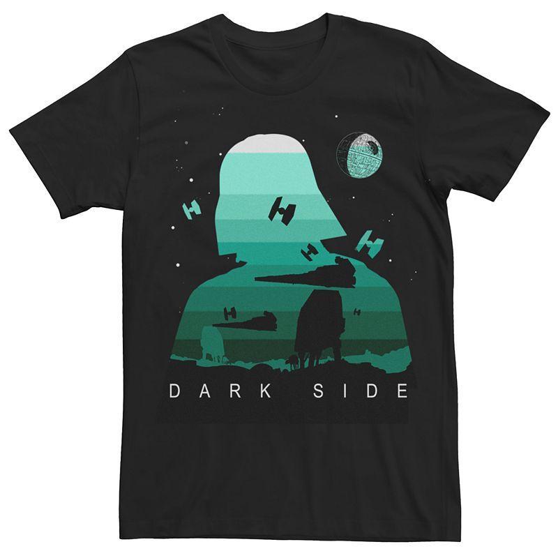 Mens Star Wars Darth Vader Silhouette Space Fill Tee Product Image