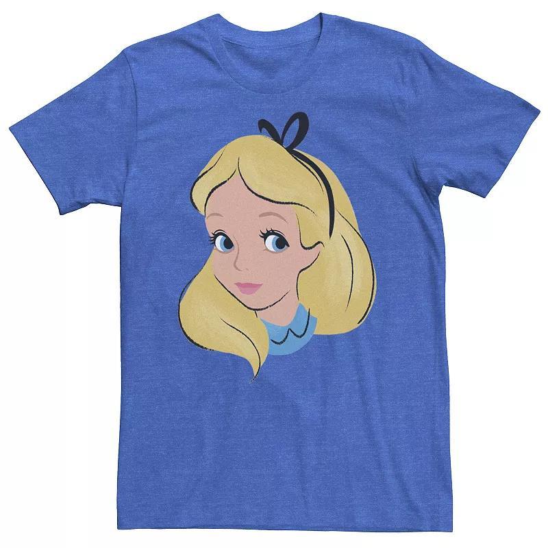 Disneys Alice In Wonderland Alice Mens Big Face Tee Product Image