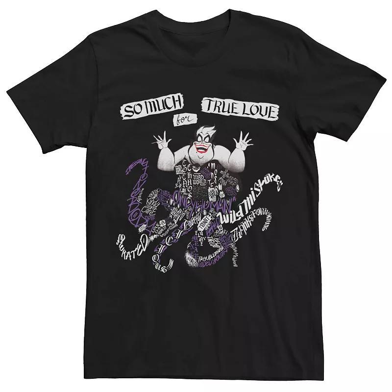 Mens Disney The Little Mermaid Ursula Quote Fill Graphic Tee Product Image