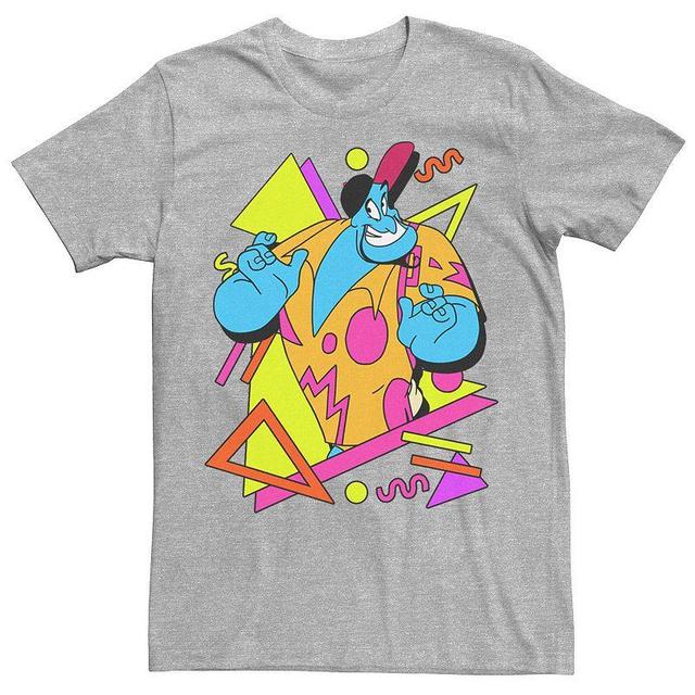 Mens Disney Aladdin Genie Rad Retro Tee Med Grey Product Image