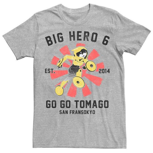 Mens Disney Big Hero 6 Go Go Tomago Poster Tee Athletic Grey Product Image