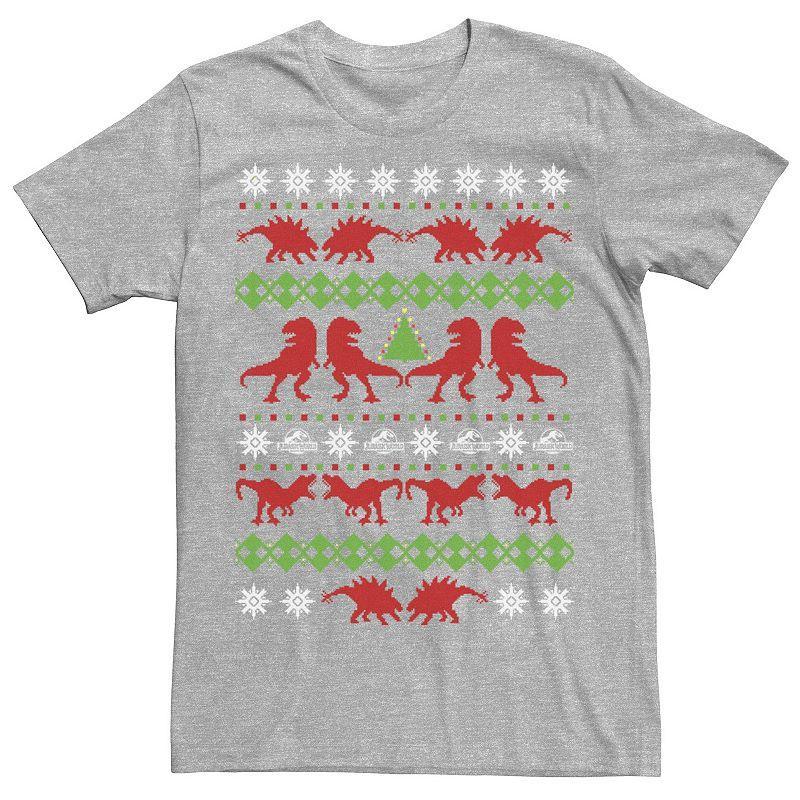 Mens Jurassic World Dino Ugly Holiday Sweater Tee Product Image