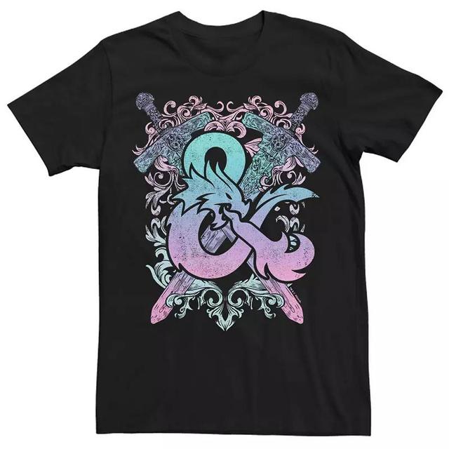 Big & Tall Dungeons And Dragons Ampersand Pastel Logo Tee, Mens Product Image