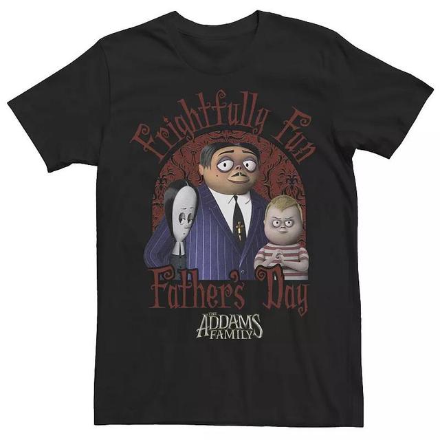 Mens Addams Family Frightfully Fun Fathers Day Portrait Tee Product Image