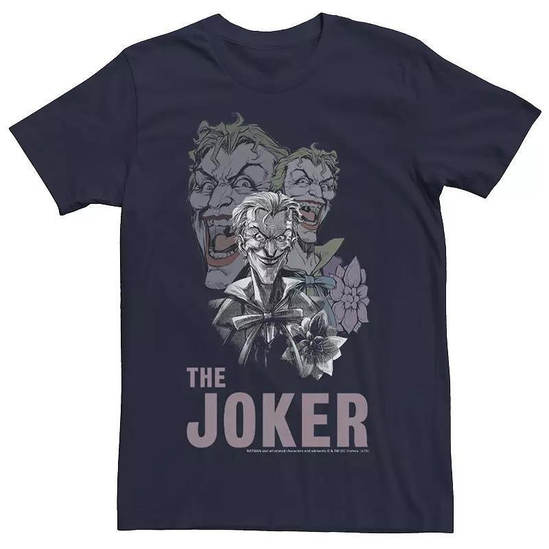 Mens DC Comics The Joker Collage Tee Grey Heather Product Image