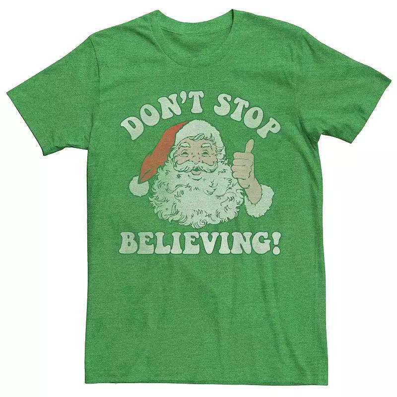 Mens Santa Dont Stop Believing Tee Product Image