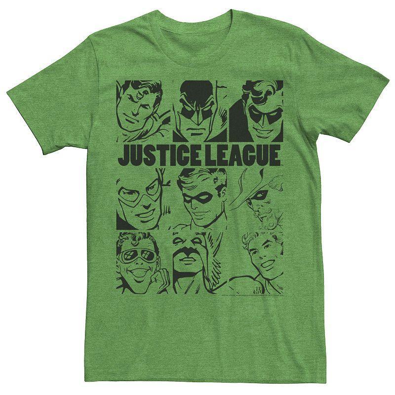 Mens DC Comics Justice League Group Shot Panel Poster Tee Product Image