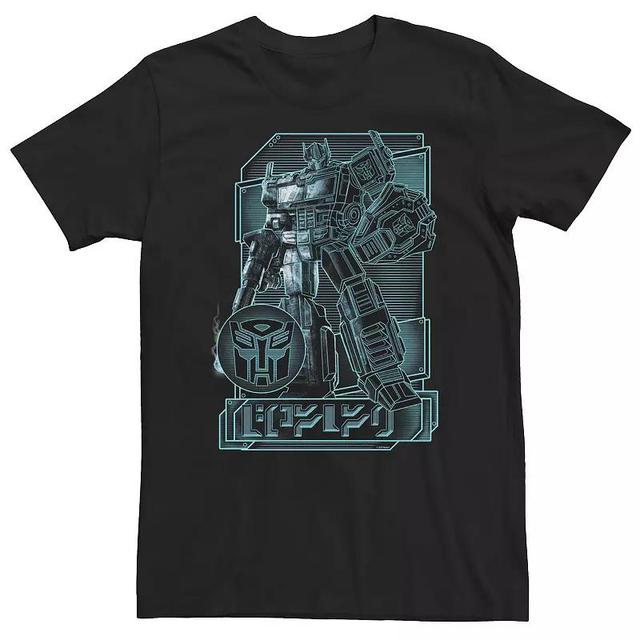 Big & Tall Transformers: War For Cybertron Optimus Prime Portrait Tee, Mens Product Image