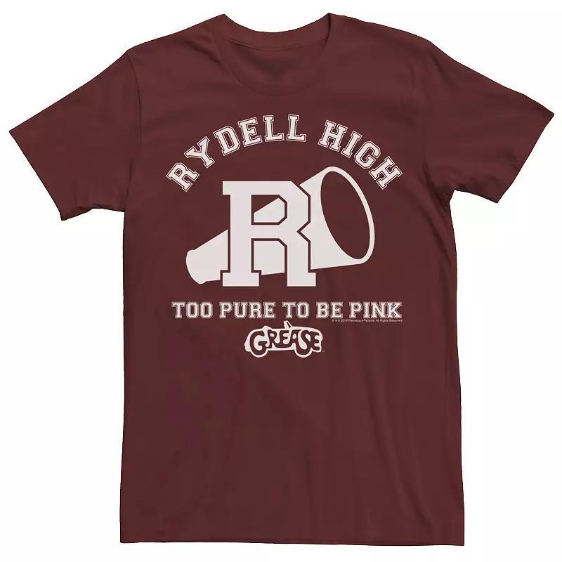 Mens Grease Rydell High Too Pure To Be Pink Tee Red Product Image