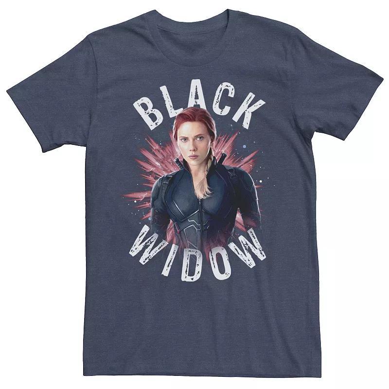 Mens Marvel Avengers Endgame Black Widow Space Poster Tee Product Image