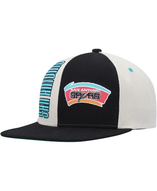 Mitchell And Ness San Antonio Spurs NBA Pop Panel Snapback Hat Product Image