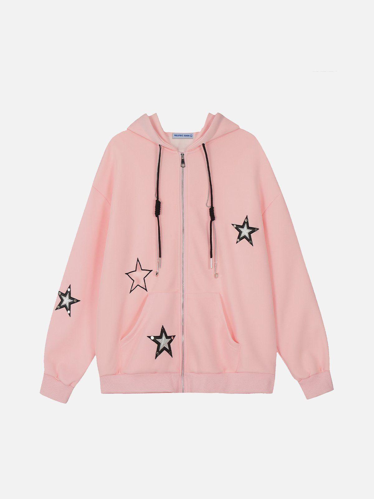 Aelfric Eden Rivet Star Zip Up Hoodie Product Image