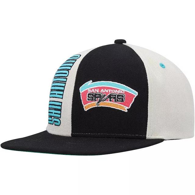 Mitchell And Ness San Antonio Spurs NBA Pop Panel Snapback Hat Product Image