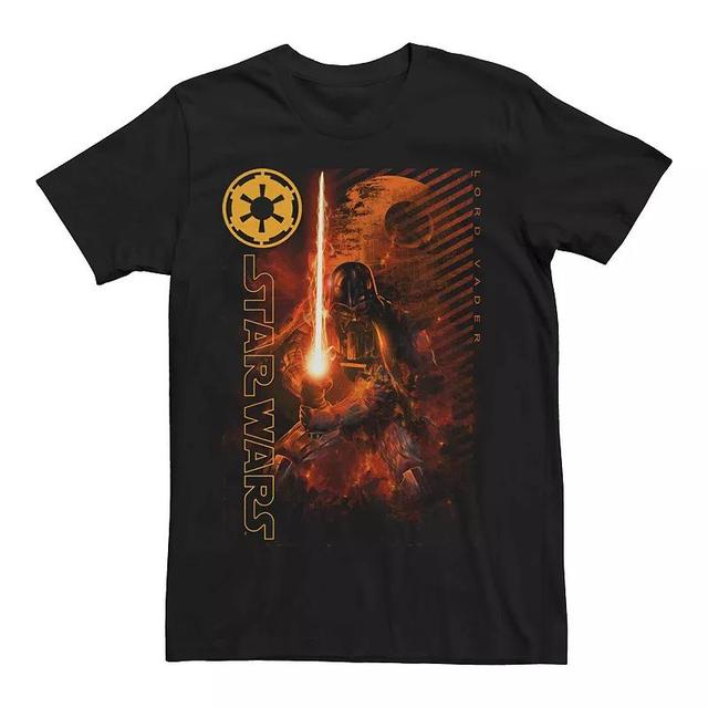 Mens Star Wars Lord Vader Dark Poster Graphic Tee Product Image