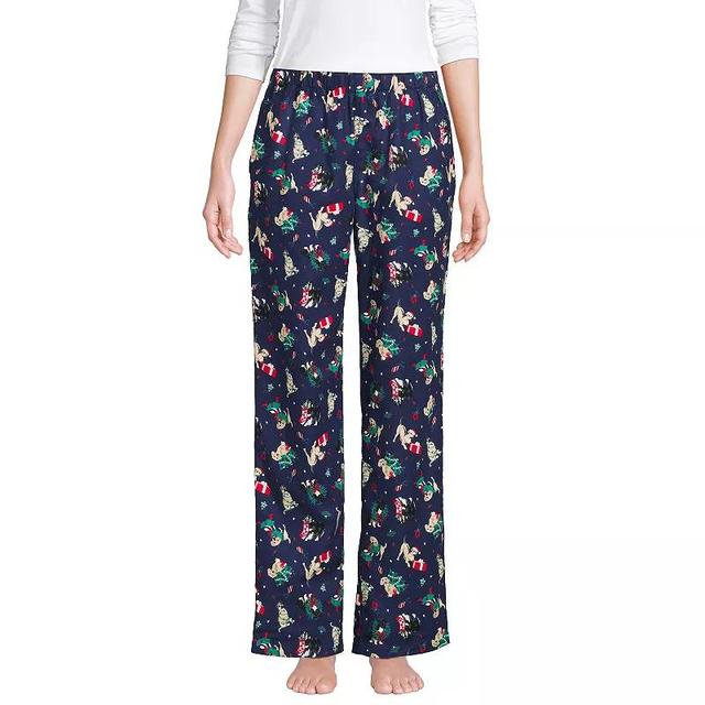 Womens Lands End Womens Flannel Pajama Pants Product Image