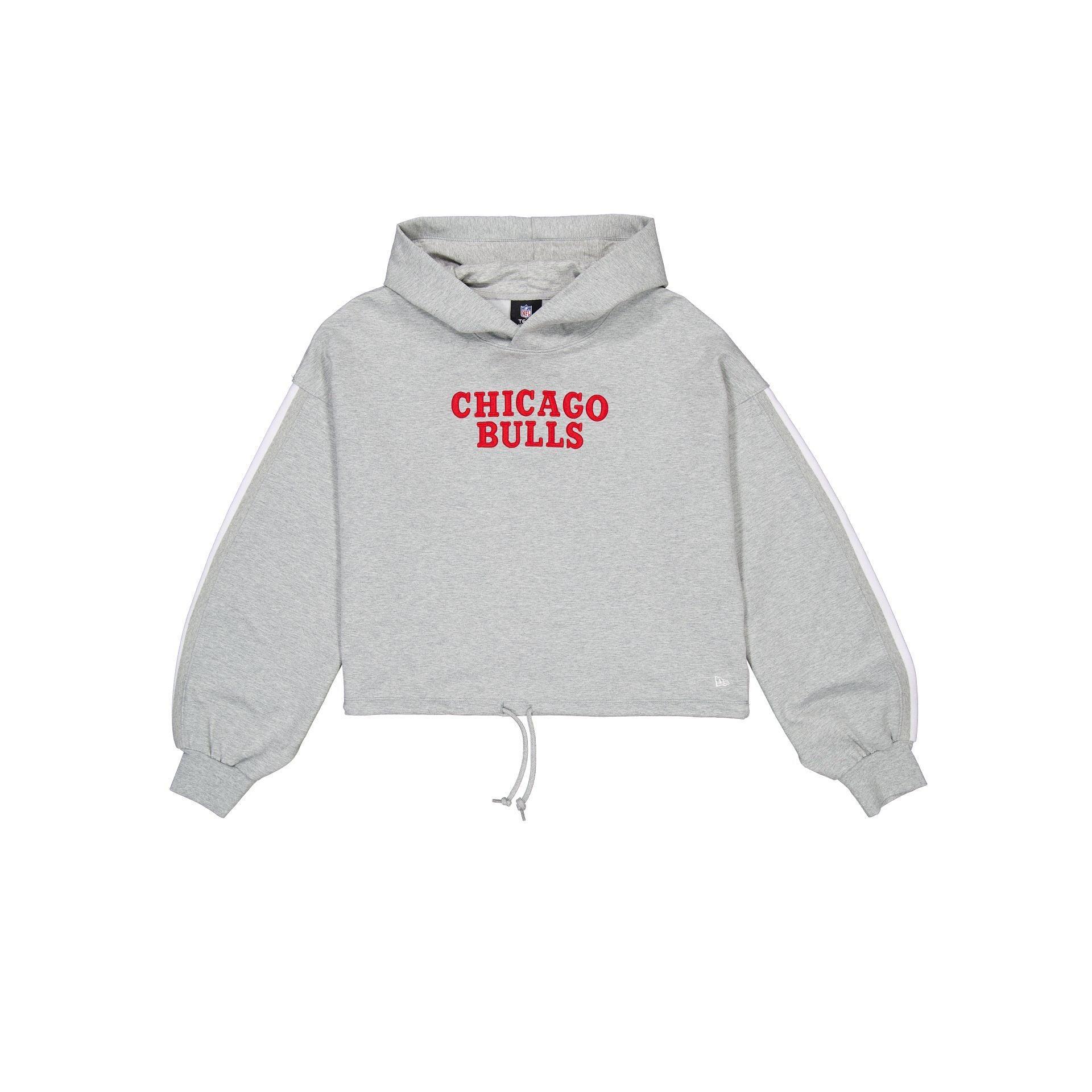 Chicago Bulls Gray Logo Select Women's Hoodie Female Product Image