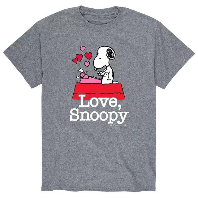 Mens Peanuts Love Snoopy Tee Product Image